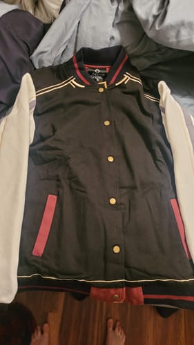 Customer photo review of The Hammer Varsity Jacket Preorder