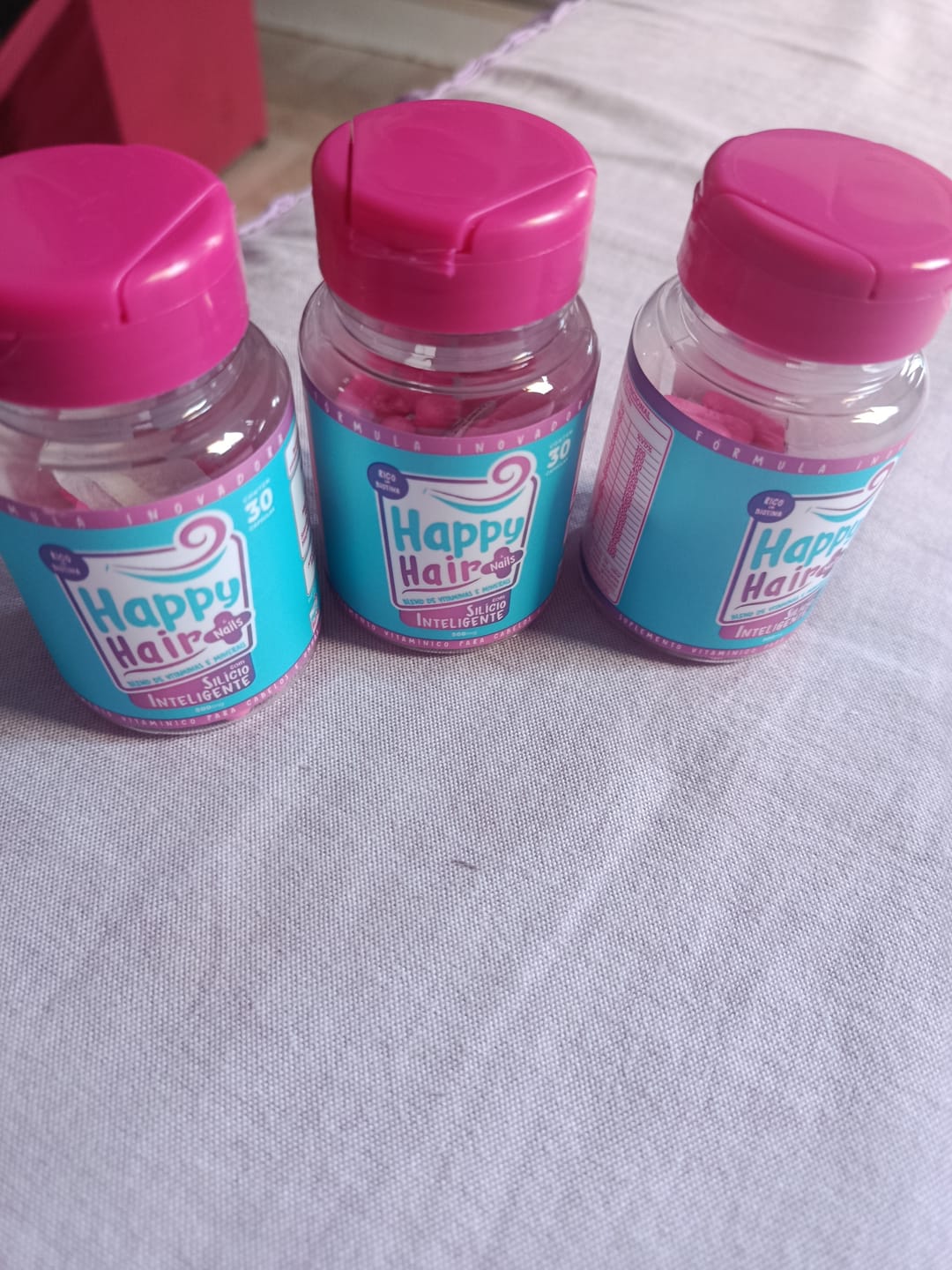 Customer photo review of Happy Hair 3 Potes