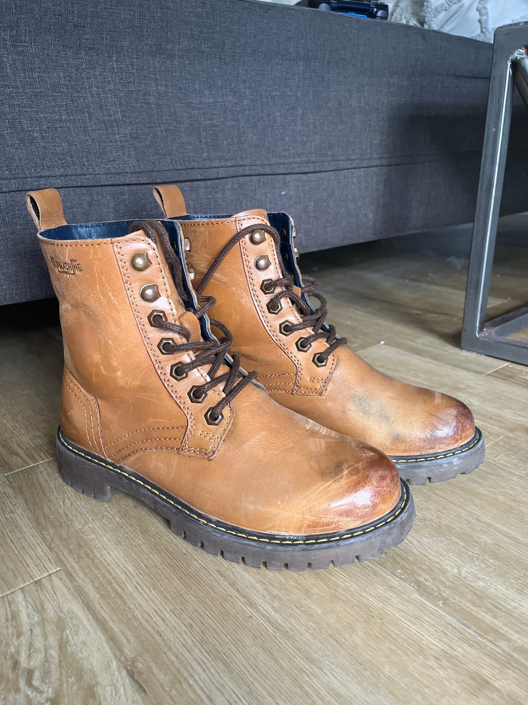 Customer photo review of boots derby vintage stallion