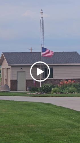Customer video review of 3' x 5' American Flag