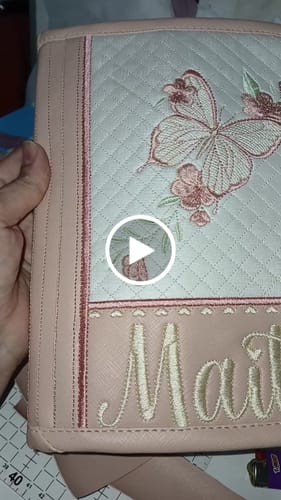 Customer video review of PRADA 0,8MM COM FUNDO MALHA COR ROSE