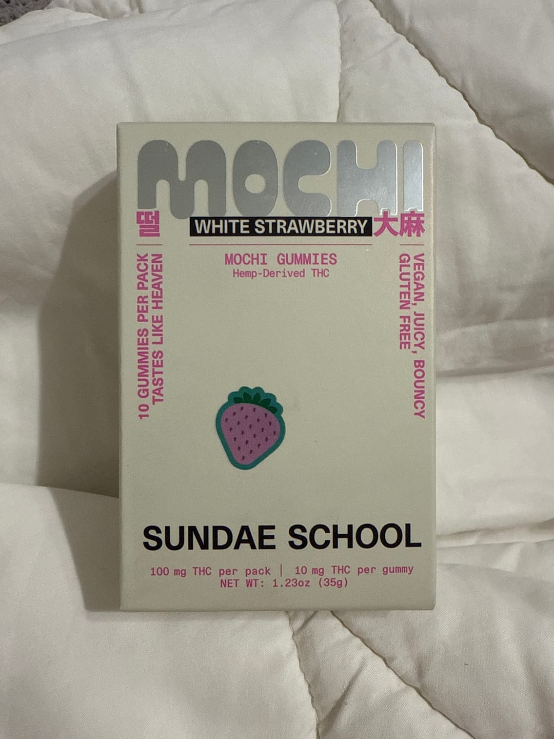 Customer photo review of White Strawberry (10mg)