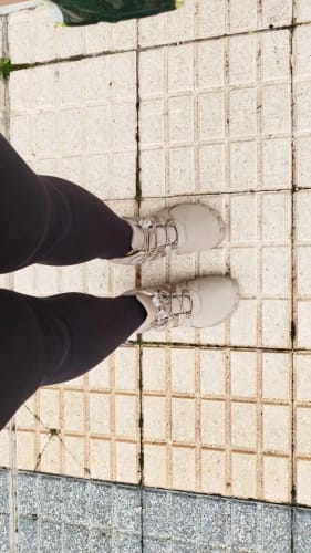 Customer photo review of Nordique II – Bottines d'Hiver Pieds Nus Imperméables
