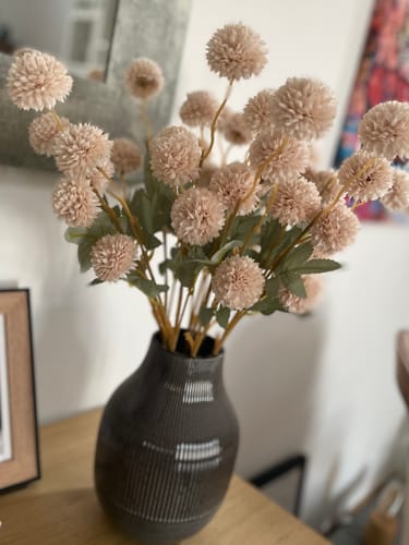 Customer photo review of Fleur de Kiku - Crème (10 tiges/ 50 pompons)