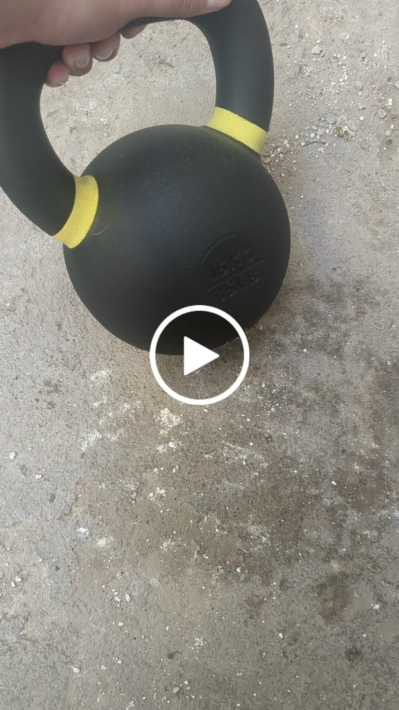 Customer video review of Kettlebell Premium 4 a 36 kg IRONSIDE