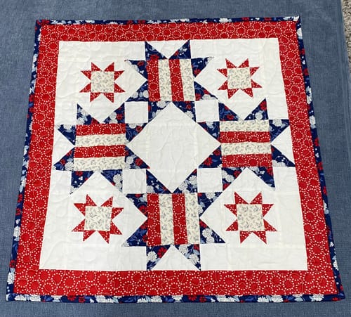 Customer photo review of Sparkle All Around Topper PDF Pattern