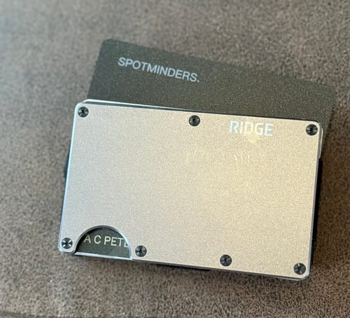 Customer photo review of SPOTMINDERS. Tracking card