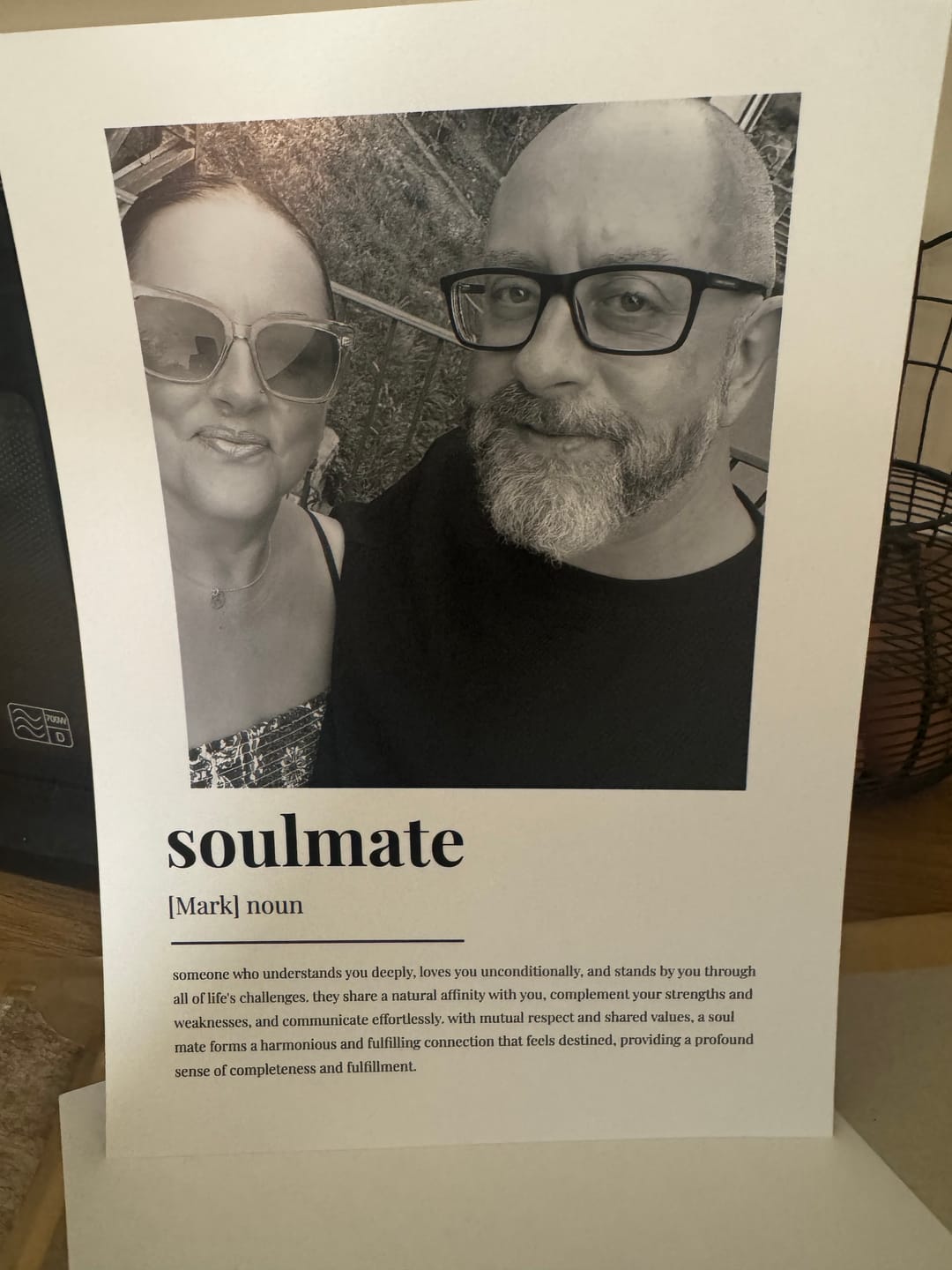 Customer photo review of Personalised Friendship Definition Photo Print