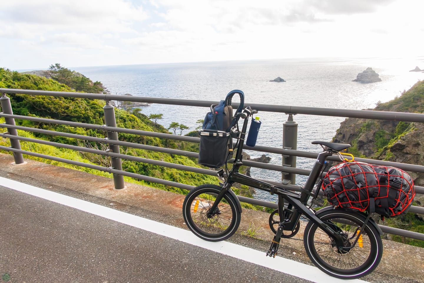 Customer photo review of 取り外し可能な折りたたみ式フロントバスケットバッグ【対応モデル：Air 20、Air 20 Pro、Air Carbon、 Air 20 Ultra】【予約販売ー7月下旬再入荷】