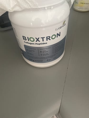 Customer photo review of Bioxtron Collagen Peptides with AFA Algae + Resveratrol + Hyaluronic Acid | 30 Servings