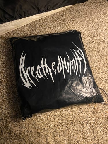 Customer photo review of Nocturnal Oversized Zip-up Hoodie [VOID BLACK]