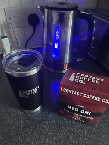 Customer photo review of Red On! High-Caffeine Coffee
