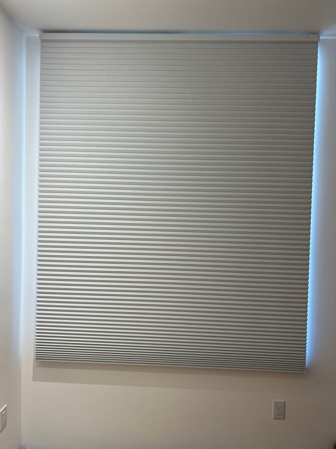 Customer photo review of SmartWings Motorized Blackout Cellular Shades Nowa