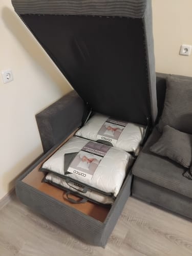 Kliento apžvalga su nuotrauka apie Minkštas kampas LOKO DRYŽUOTAS