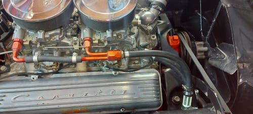 Customer photo review of Fuel Filter Glass & Chrome With 10mm Hose Tails 108mm