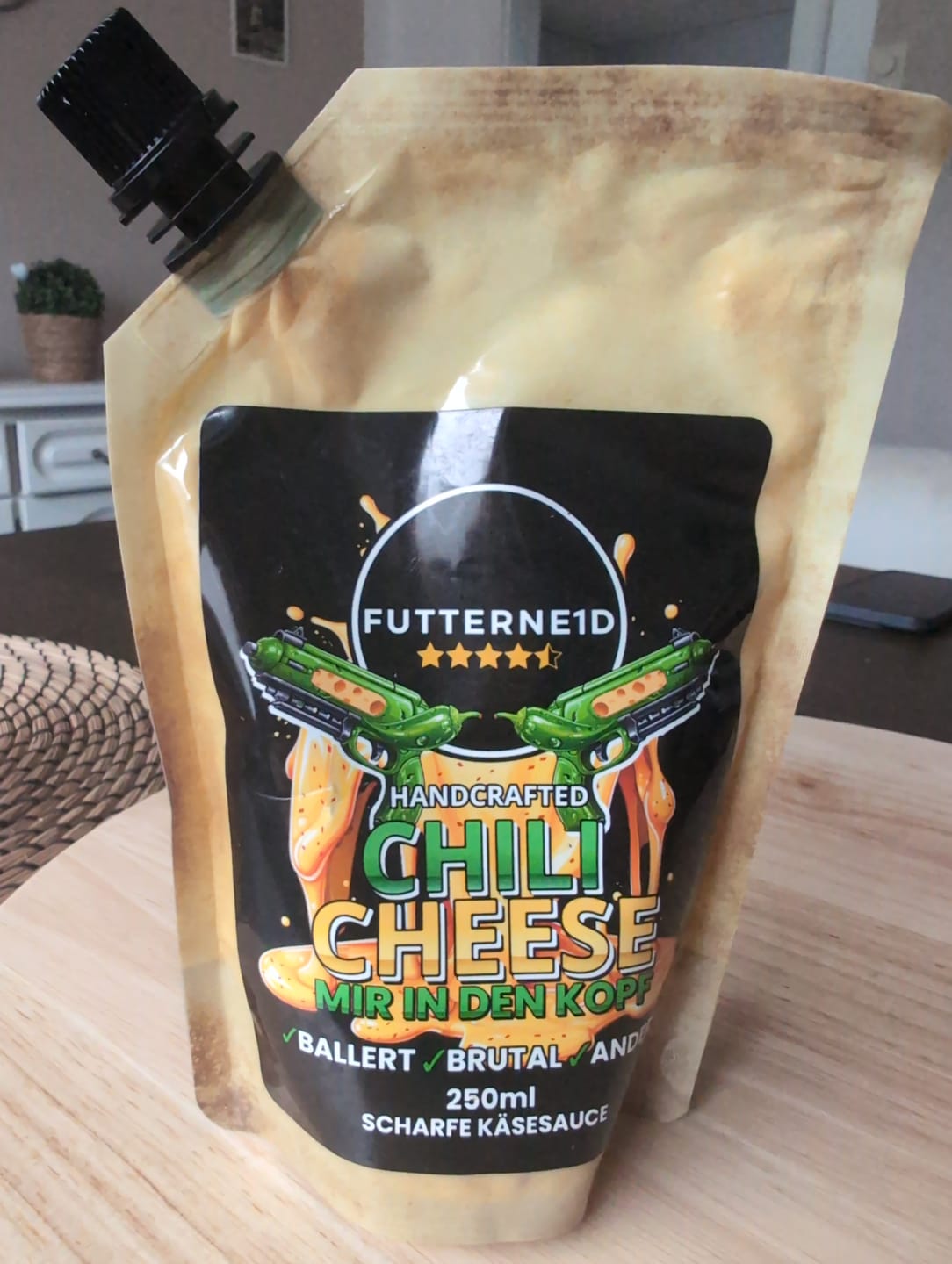 Customer photo review of CHILI CHEESE Sauce 250ml