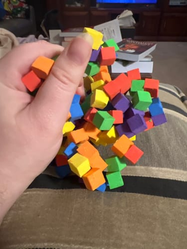 Customer photo review of Sensory Magic Cubes