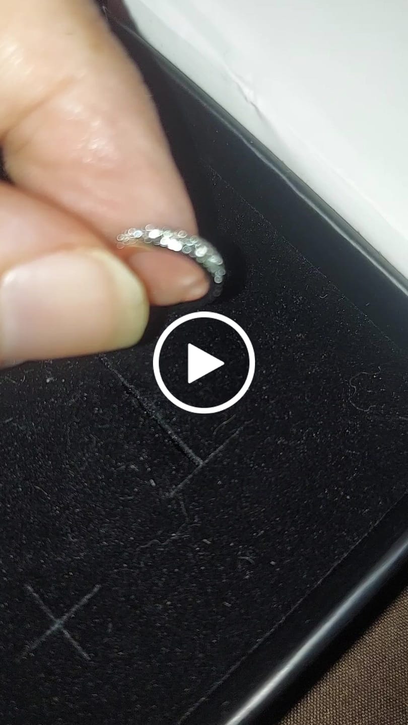 Customer video review of Gloria 18k White Gold Plated 10mm Hoop Ear Cuff with Swarovski Crystals