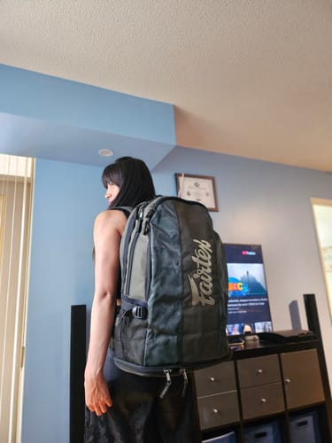 Customer photo review of FAIRTEX OFFICIAL BACKPACK - BAG4