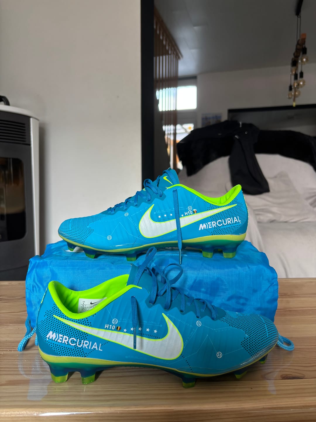 Customer photo review of Mercurial Vapor 11 Elite FG Neymar - Bleu/Vert