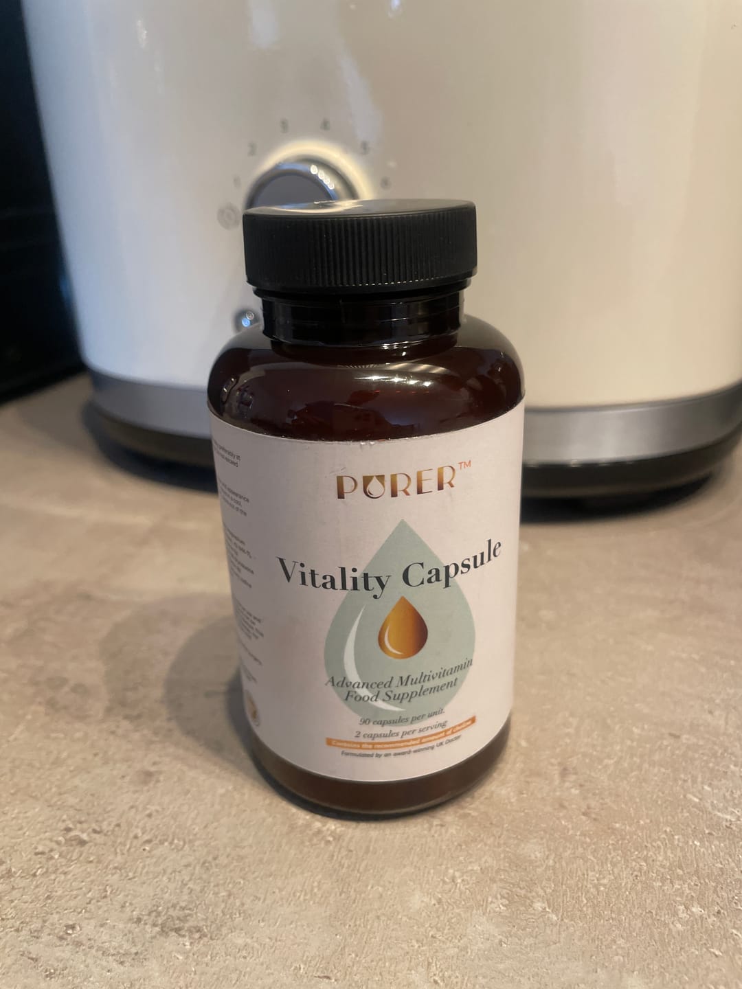 Customer photo review of The Vitality Capsule