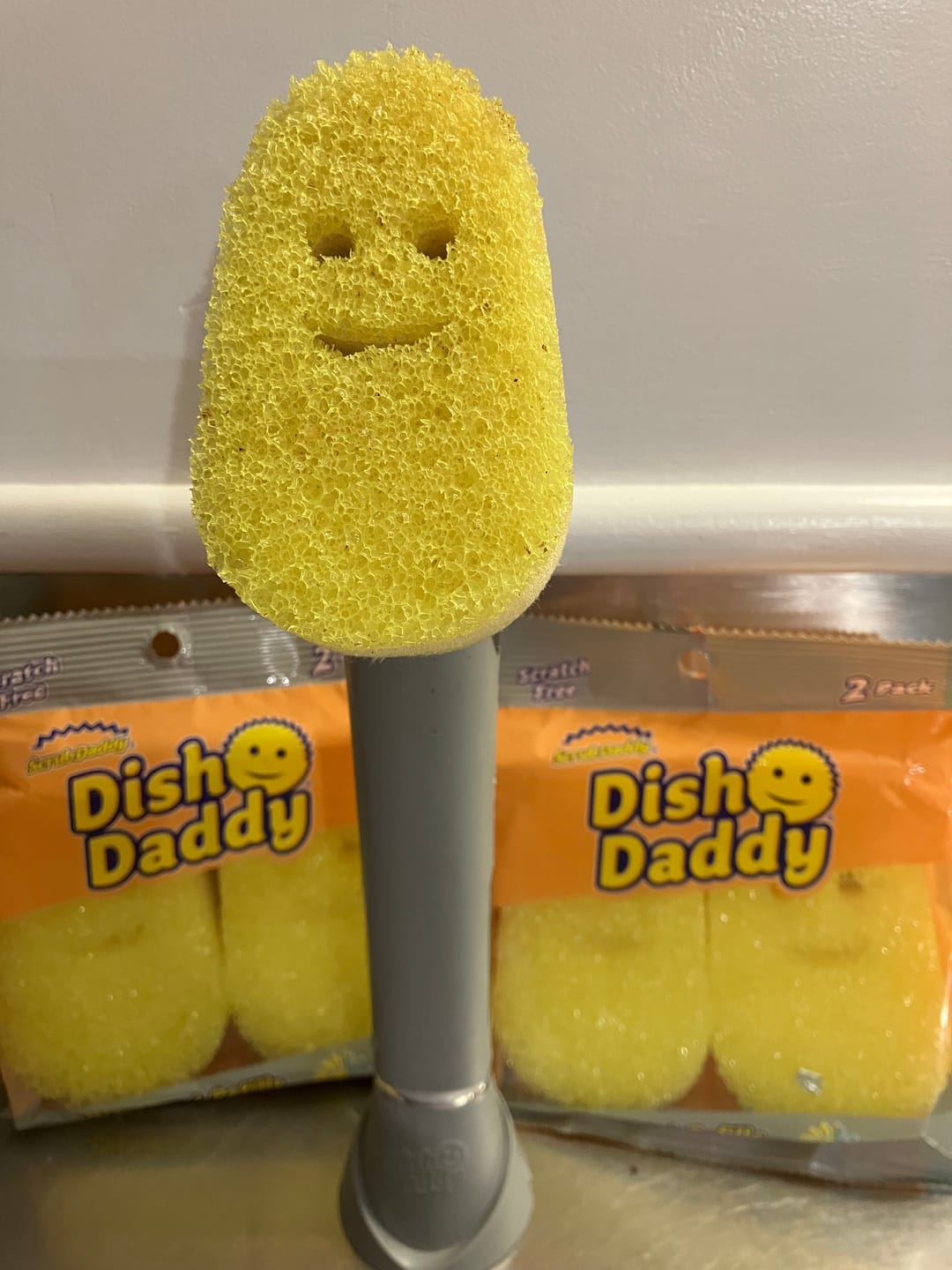 Customer photo review of Dish Daddy Original Heads 2pk