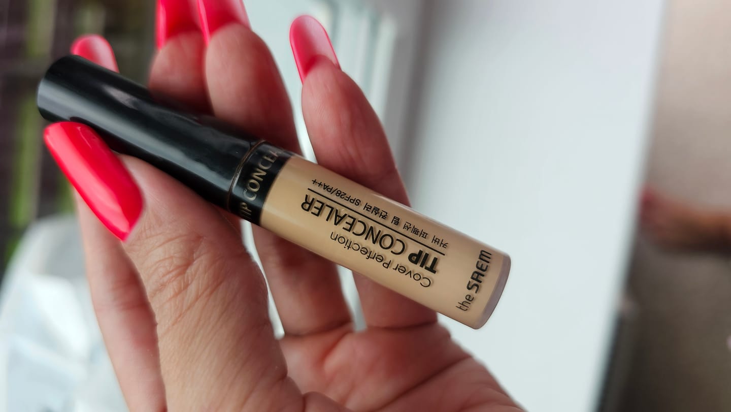 Customer photo review of Šķidrais korektors The Saem Cover Perfection Tip Concealer