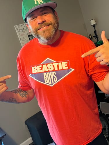 Customer photo review of Vintage Logo Beastie Boys T-Shirt