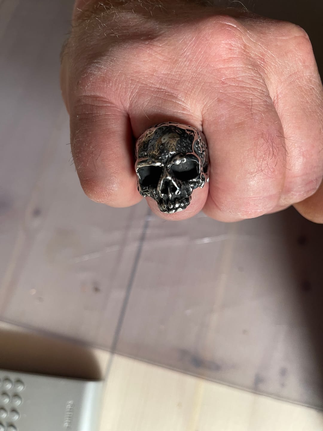 Customer photo review of ANCIENT SKULL.