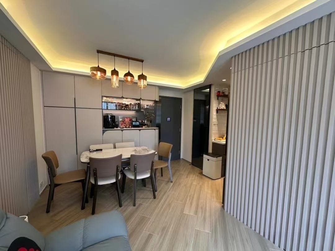 Customer photo review of Umbra Quartet Pendant Light