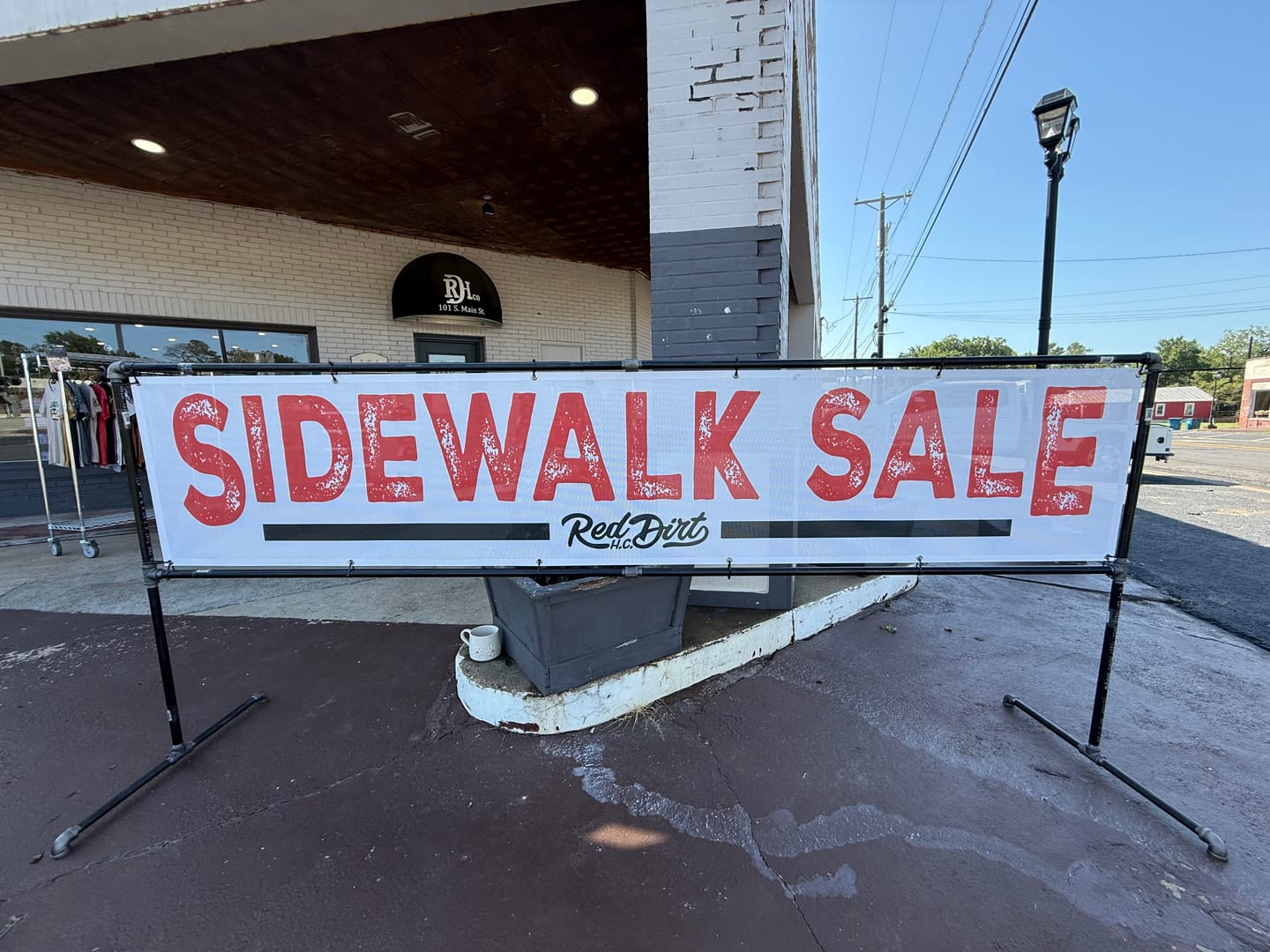 Customer photo review of 9oz Mesh Banner | Full Color | Outdoor Use