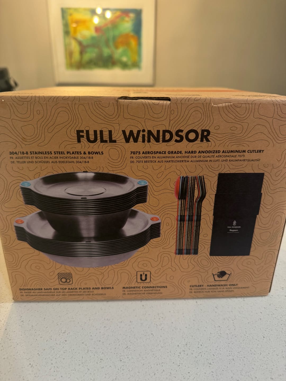 Customer photo review of Magware - Magnetic Bowls /Plates /Cutlery Family Set (35 PCS) - PRE-ORDER