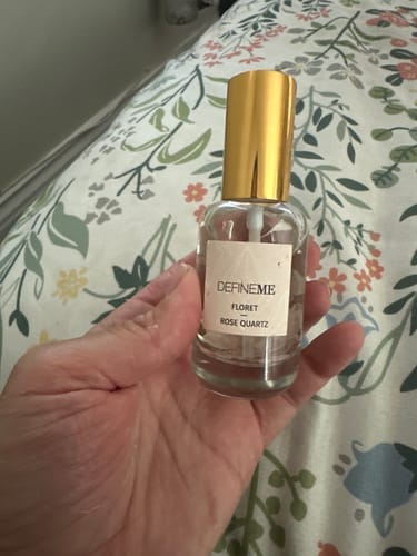 Customer photo review of Floret - Rose Quartz Crystal Infused Natural Perfume