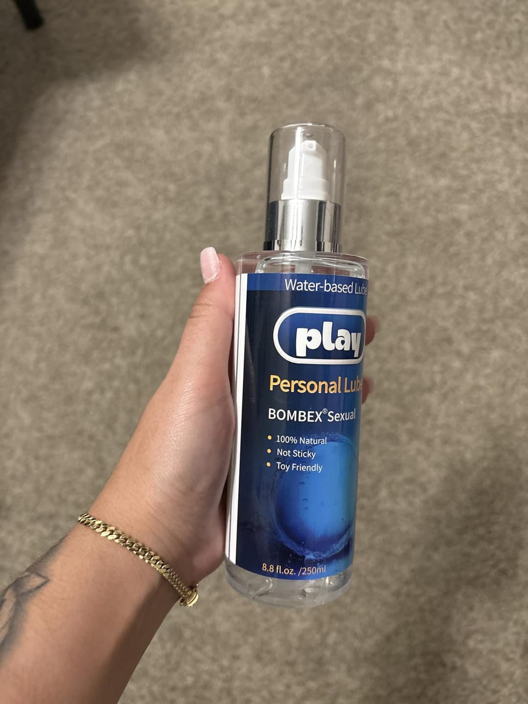 Customer photo review of BOMBEX Water Based Lube