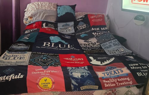 Customer photo review of T-shirt Pillows