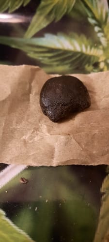 Customer photo review of Banana Kush THCA Moroccan Hash