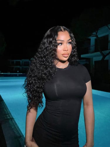 Customer photo review of Raw Hair Tiny Knots All-Pre 6x6 HD Glueless Wig Deep Wave