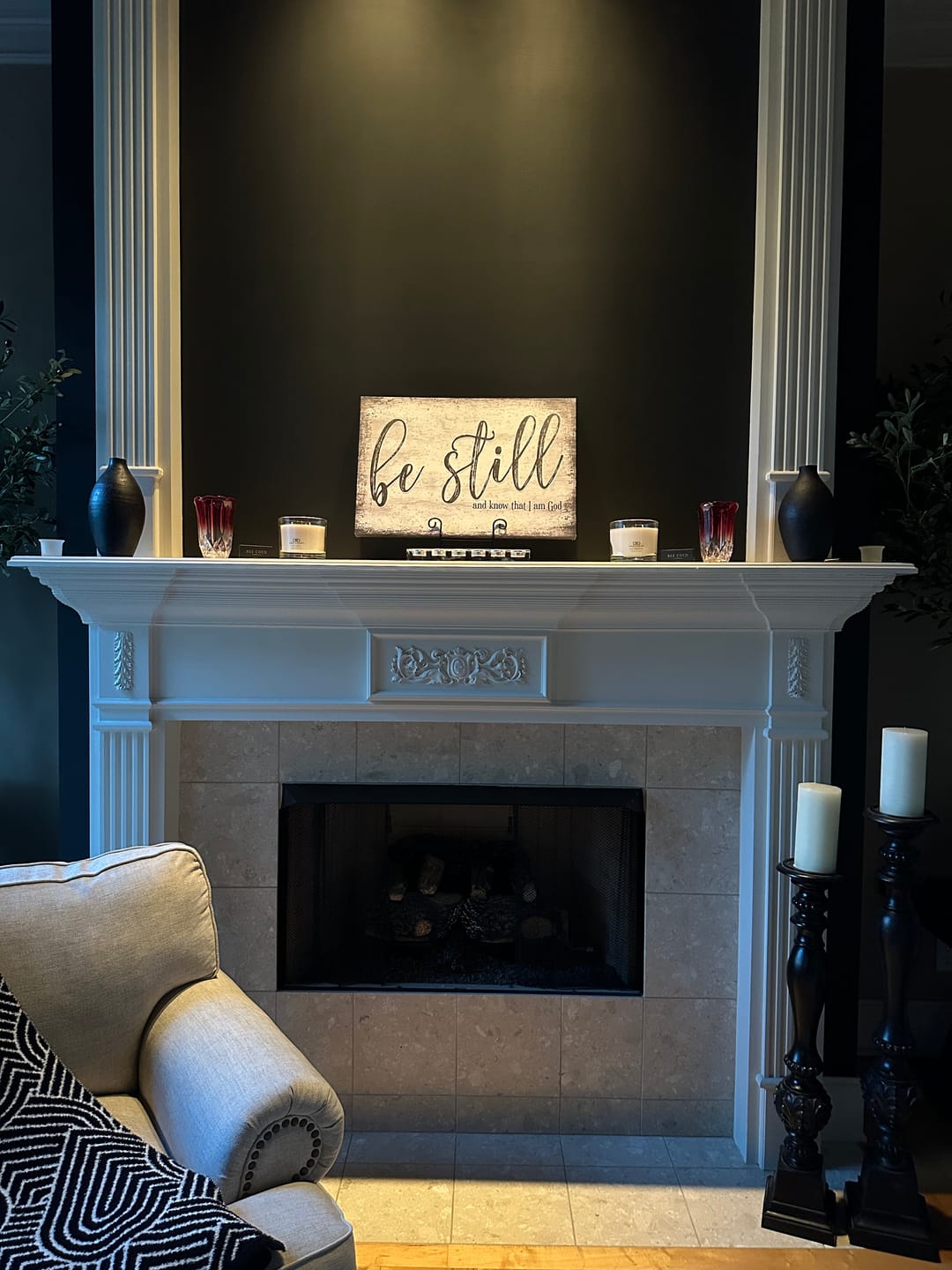 Customer photo review of "Be Still And Know That I Am God" Premium Canvas