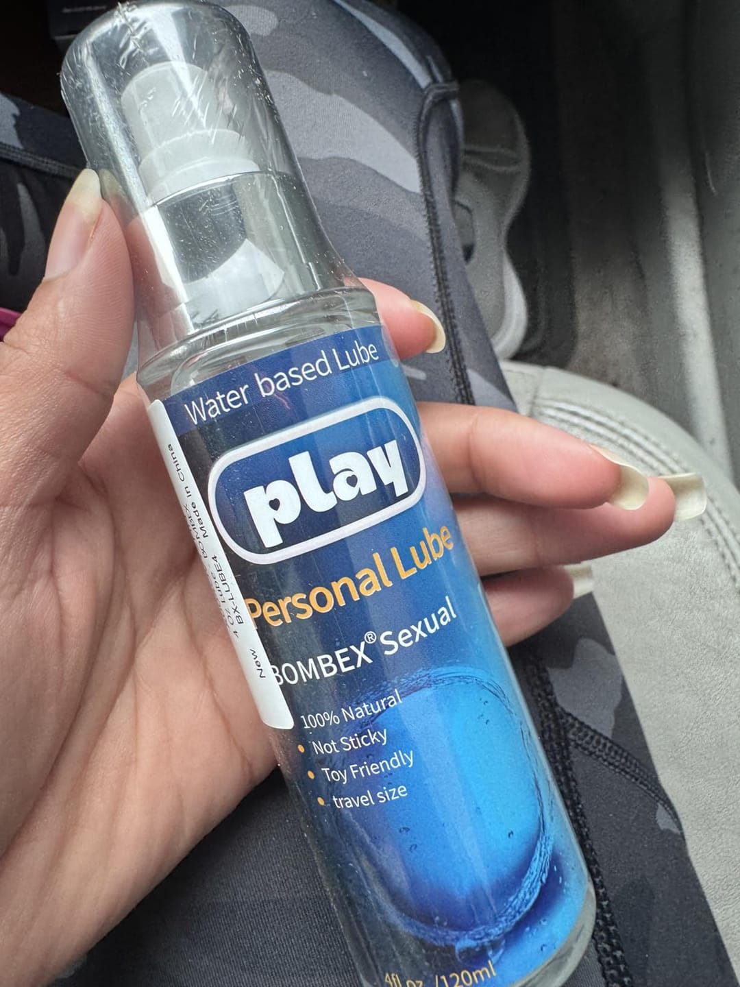 Customer photo review of BOMBEX Water Based Lube