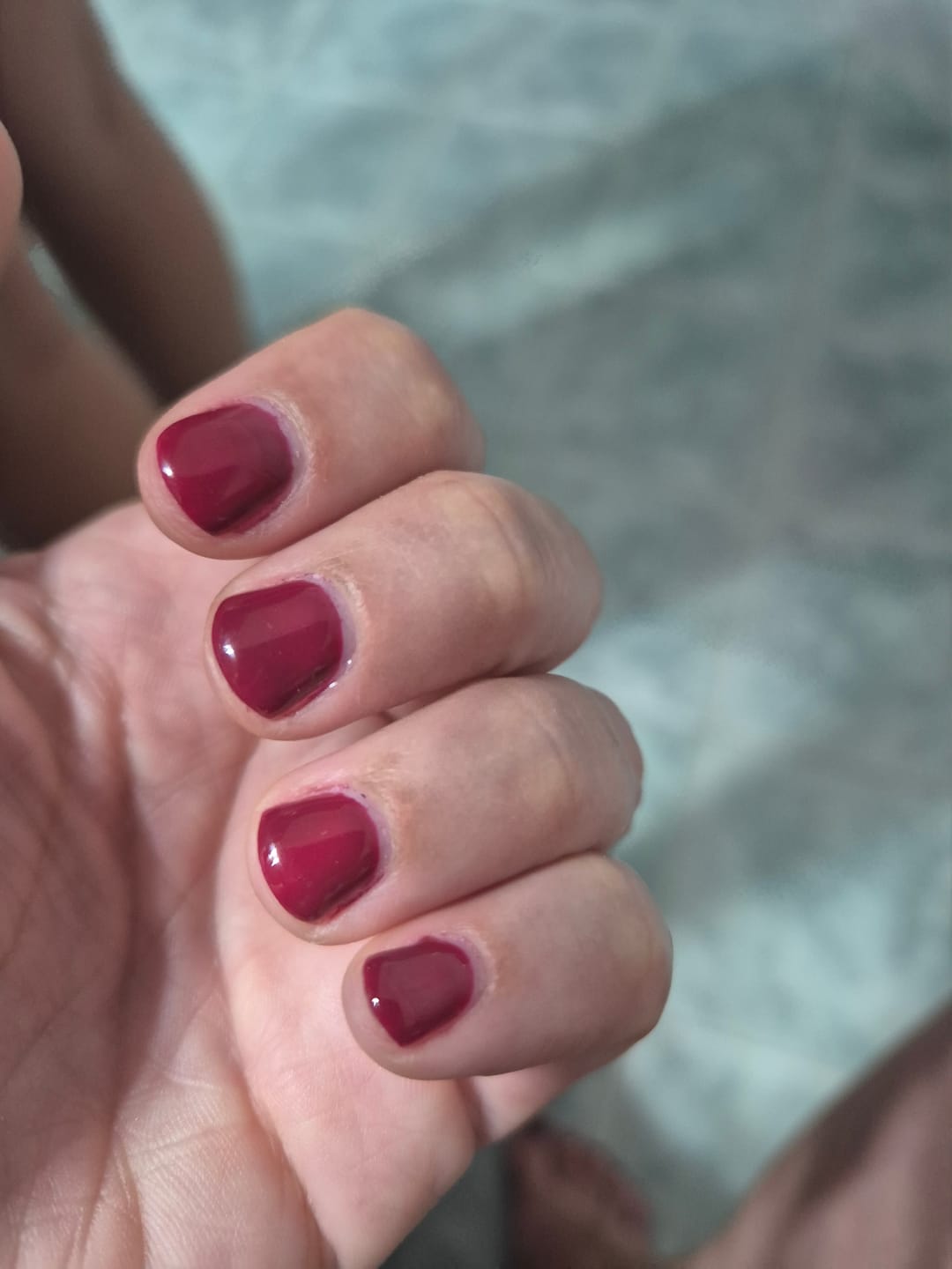 Customer photo review of Smalto Semipermanente LCI -  Rosso scuro vinaccio