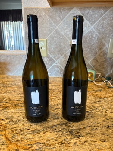 Customer photo review of Santorini Boutari Assyrtiko PDO 750ml - Boutari Winery
