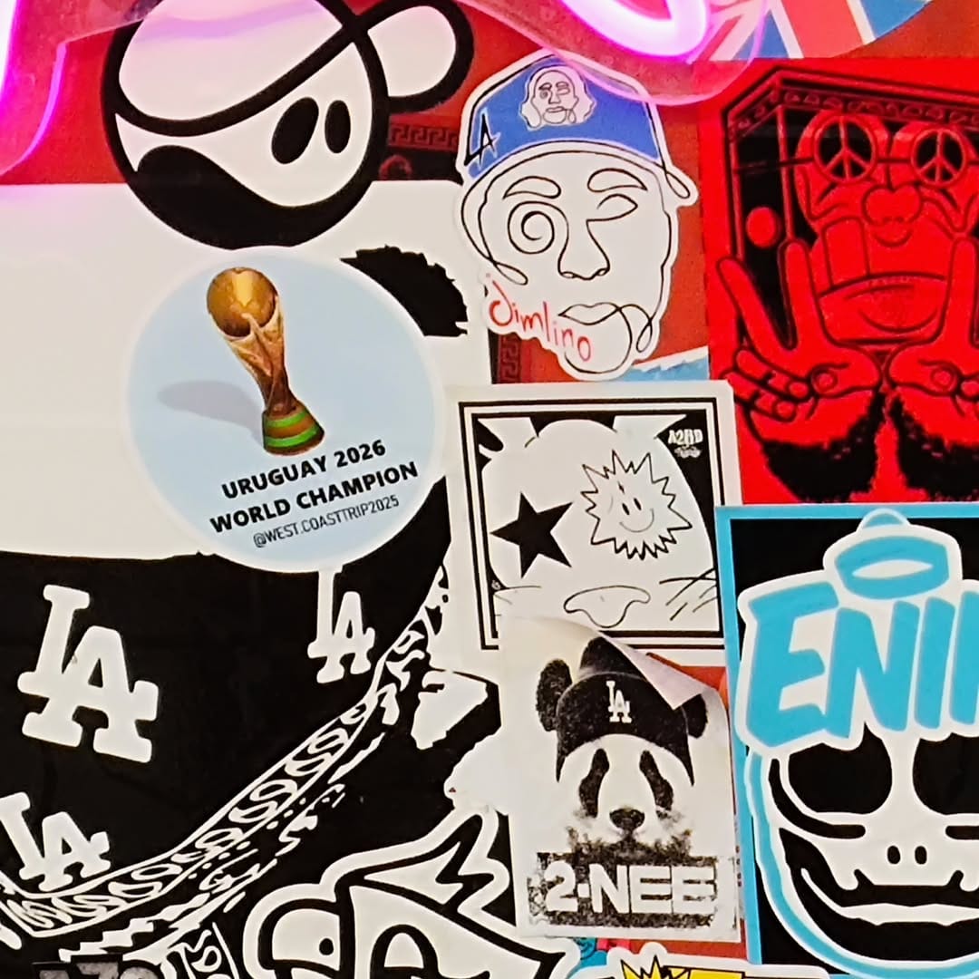 Customer photo review of Custom Die-Cut Stickers