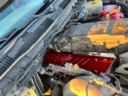 Customer photo review of 2009-2024 Cummins Exhaust Manifold Heat Shield (I67-EXH-A148)