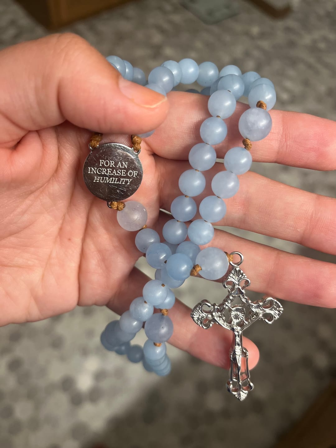 Customer photo review of The Blessed Mother Rosary by Blessed Is She