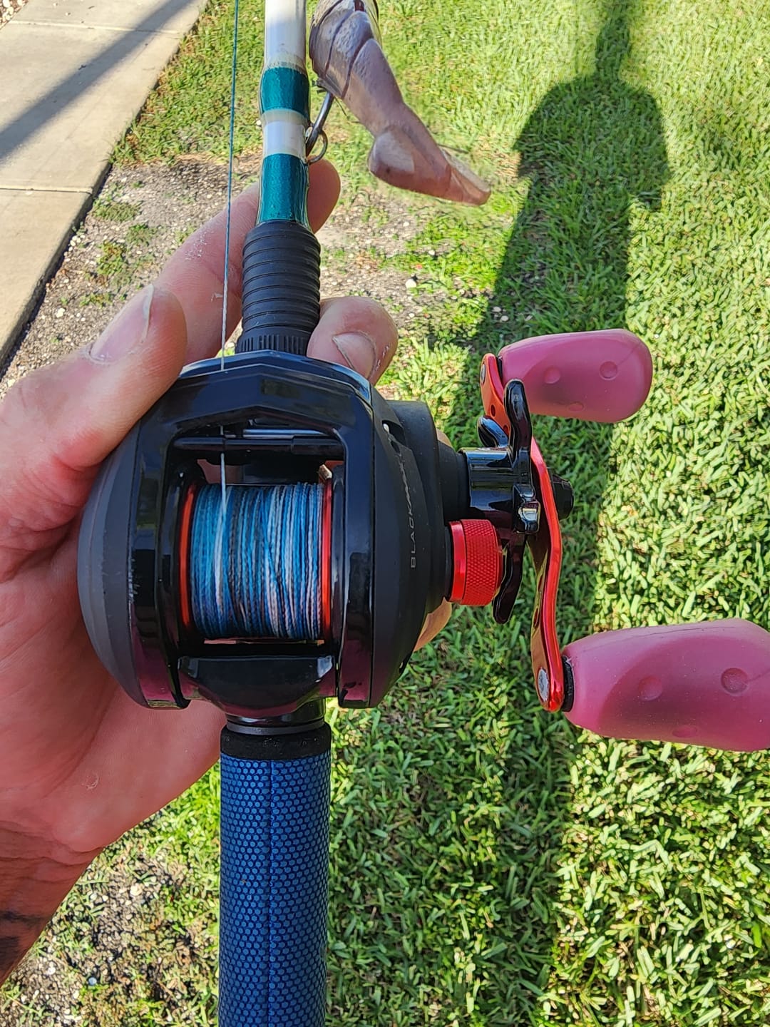 Customer photo review of Blue Wave or Moss Camo 300-2000 Yard Spools