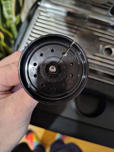 Customer photo review of High Diffusion Espresso Shower Screen