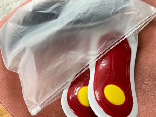Customer photo review of Orthopedic foot insoles