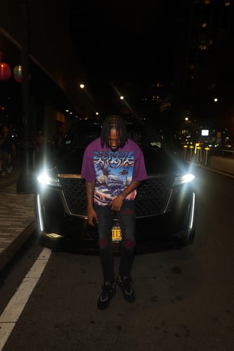 Customer photo review of Godspeed Miami GT Tee Purple *Miami Exclusive*