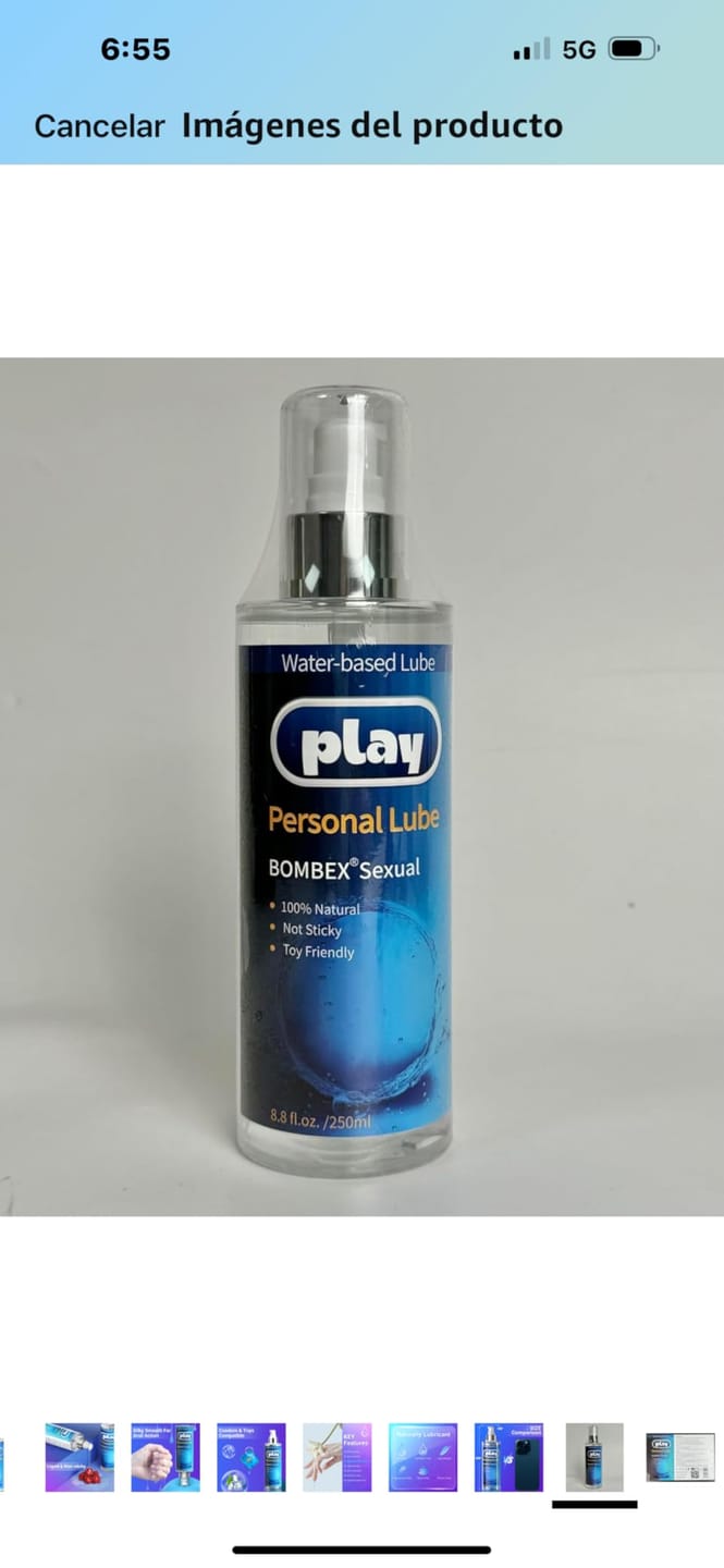 Customer photo review of BOMBEX Water Based Lube