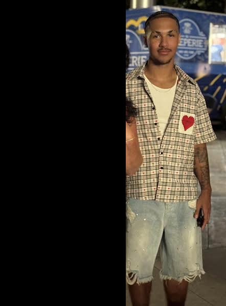 Customer photo review of Aelfric Eden Rhinestone Application Jorts